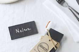 Slate Table Setting Placard