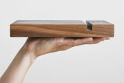 Walnut Menu Board Stand