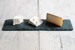 Special Edition Slate Cheese Board, Wood Cheese Knife, & Soapstone Pencil