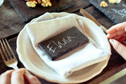 Slate Table Setting Placard